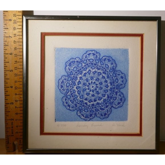 Art - Ann Ward Signed Limited Edition Engraving of Sunday Brunch 2 of 200 - Picture 11 of 14